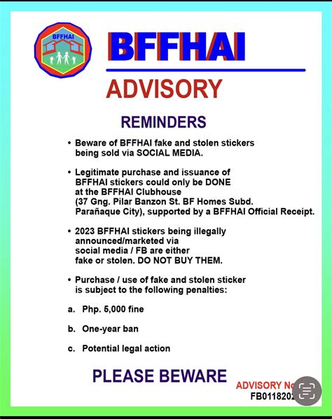 bffhai online appointment|RESIDENT STICKER 2022 .